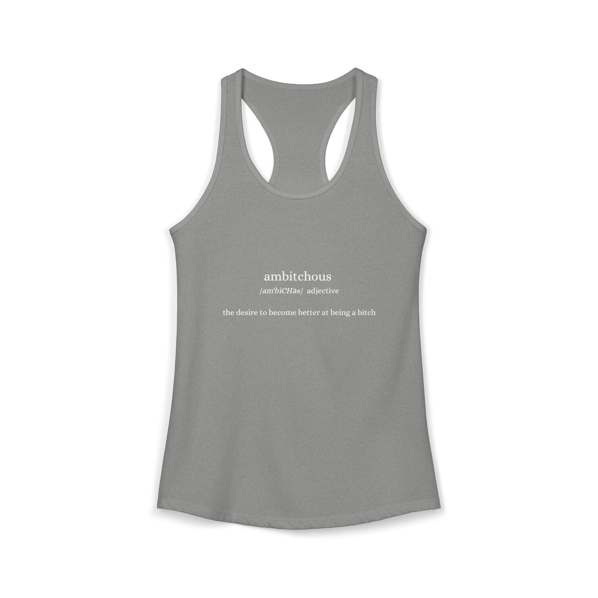 Empowering Women's Racerback Tank - Ideal for Workouts, Yoga, & Casual Wear, Motivational Gift, Women's Activewear