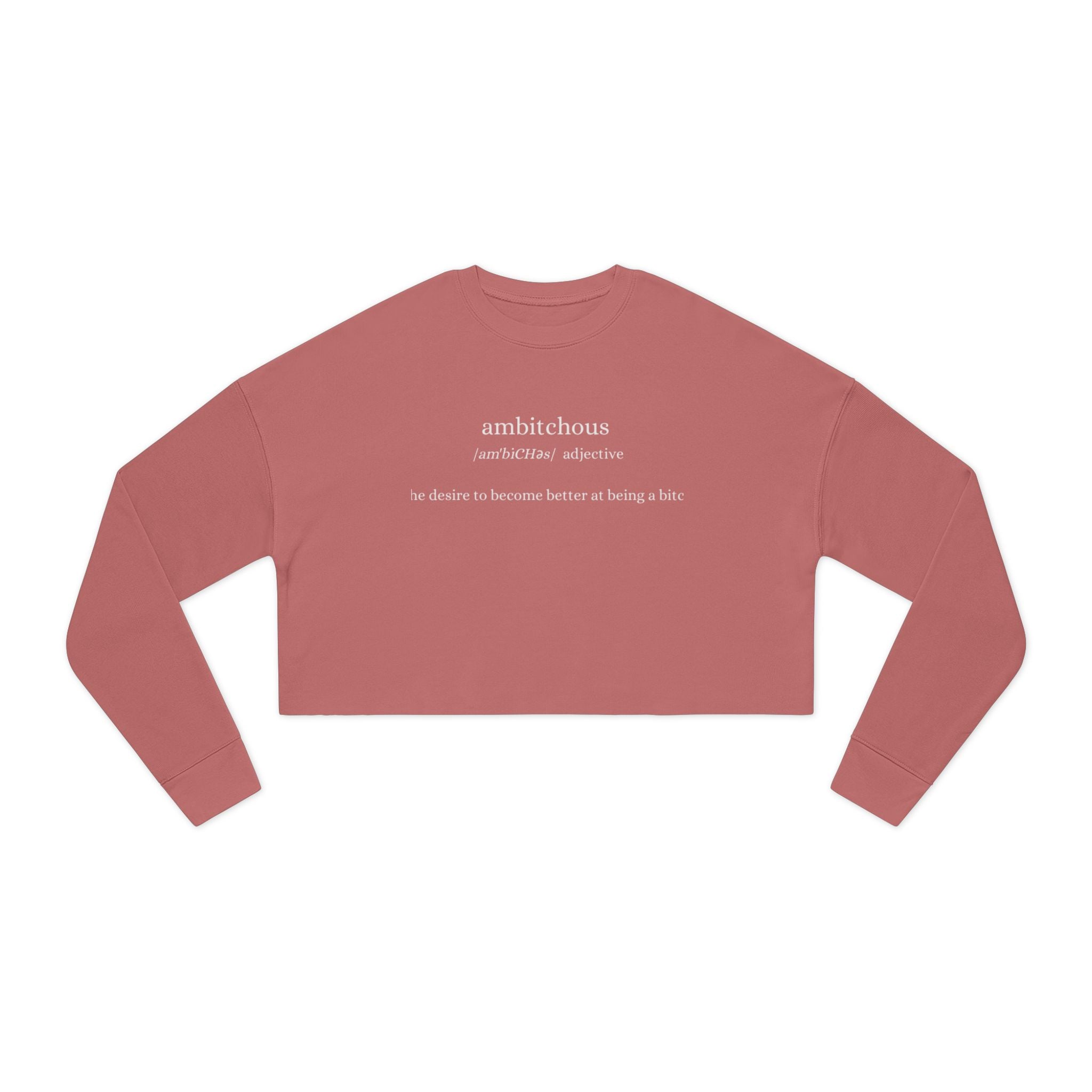 Empowered Women's Cropped Sweatshirt | Motivational Fashion | Cozy Athleisure | Inspirational Gift for Her | Trendy Spring Apparel | [...]