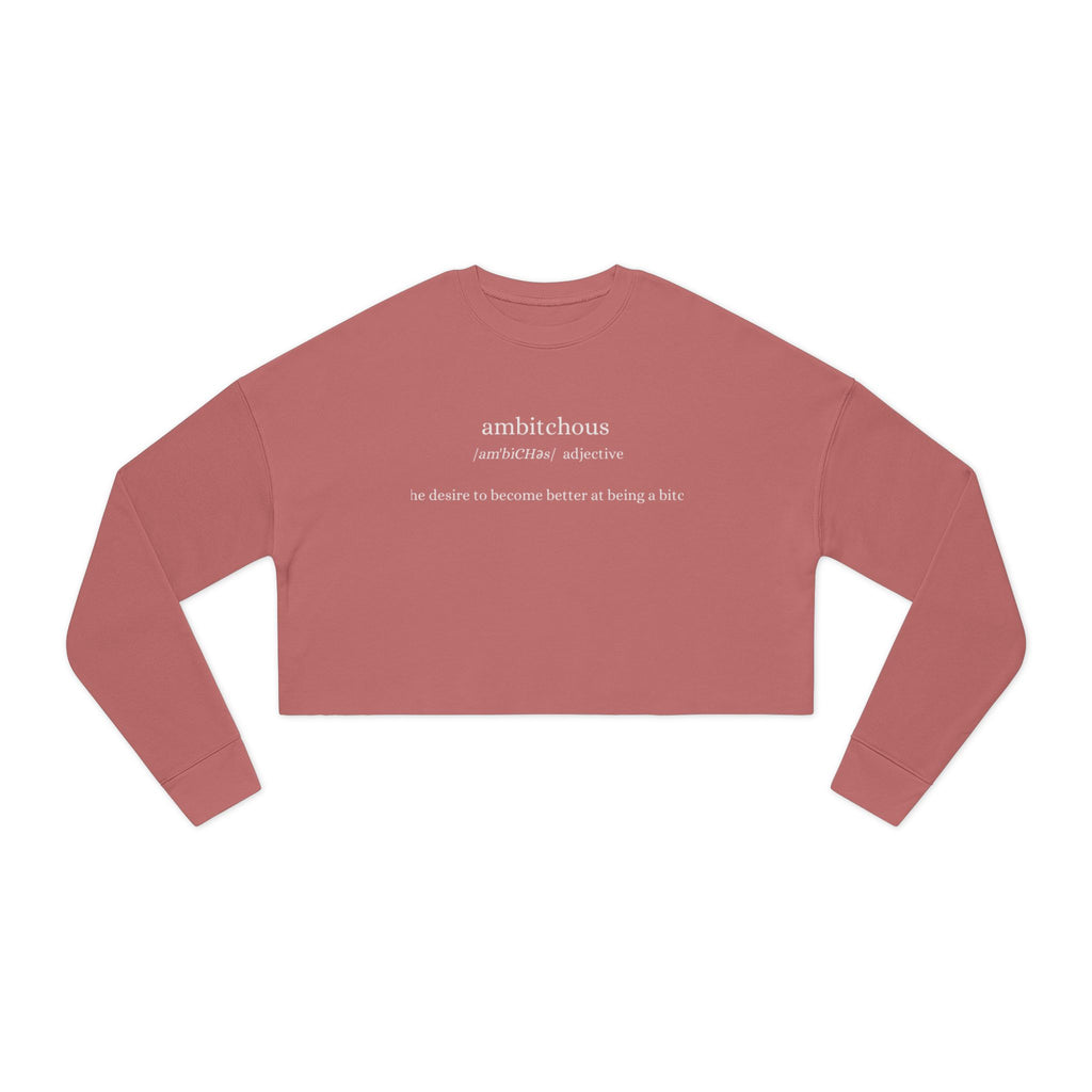Empowered Women's Cropped Sweatshirt | Motivational Fashion | Cozy Athleisure | Inspirational Gift for Her | Trendy Spring Apparel | [...]