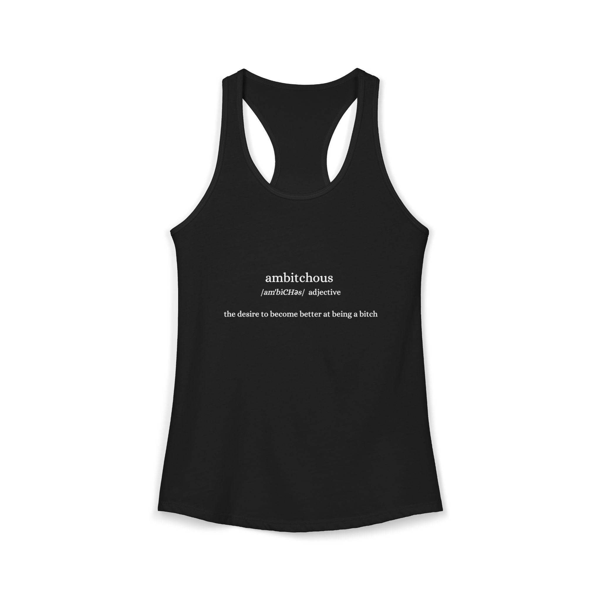 Empowering Women's Racerback Tank - Ideal for Workouts, Yoga, & Casual Wear, Motivational Gift, Women's Activewear