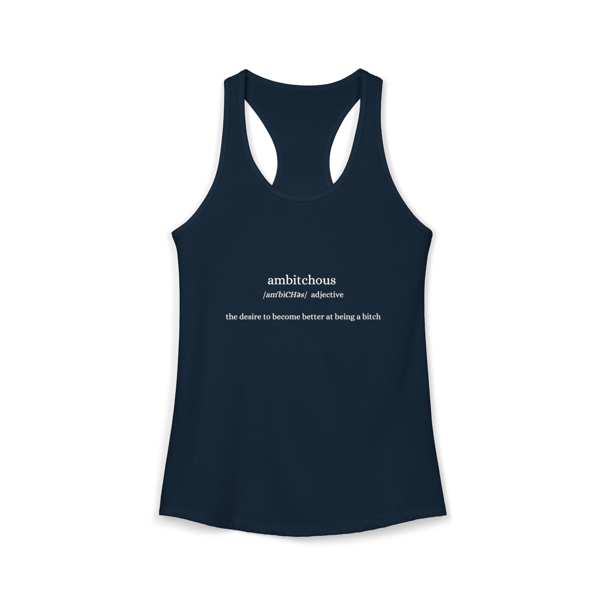 Empowering Women's Racerback Tank - Ideal for Workouts, Yoga, & Casual Wear, Motivational Gift, Women's Activewear
