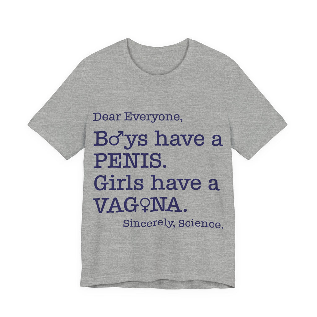 Science Humor Tee - Unisex Short Sleeve Shirt, Funny Science Gift, Educational Apparel, LGBTQ+ Pride Shirt, Gender Identity T-Shirt