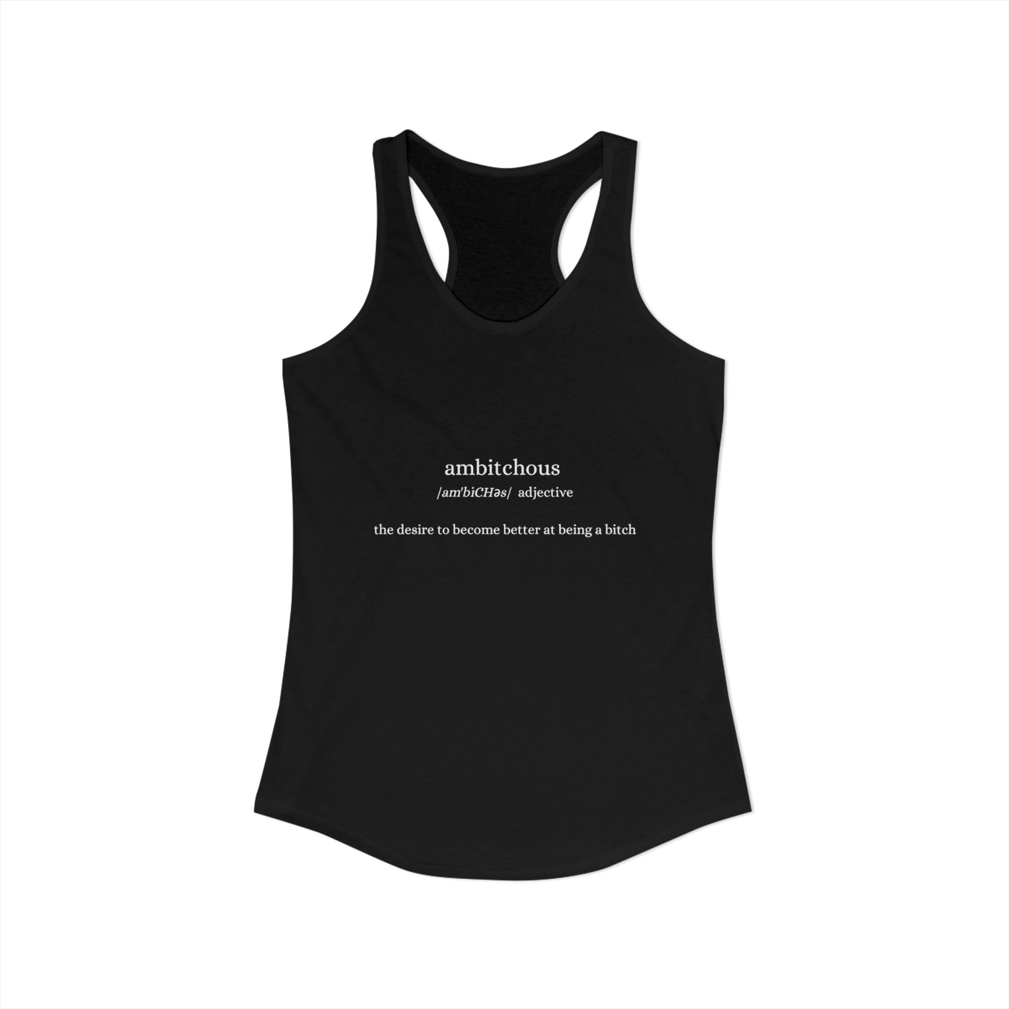 Empowering Women's Racerback Tank - Ideal for Workouts, Yoga, & Casual Wear, Motivational Gift, Women's Activewear