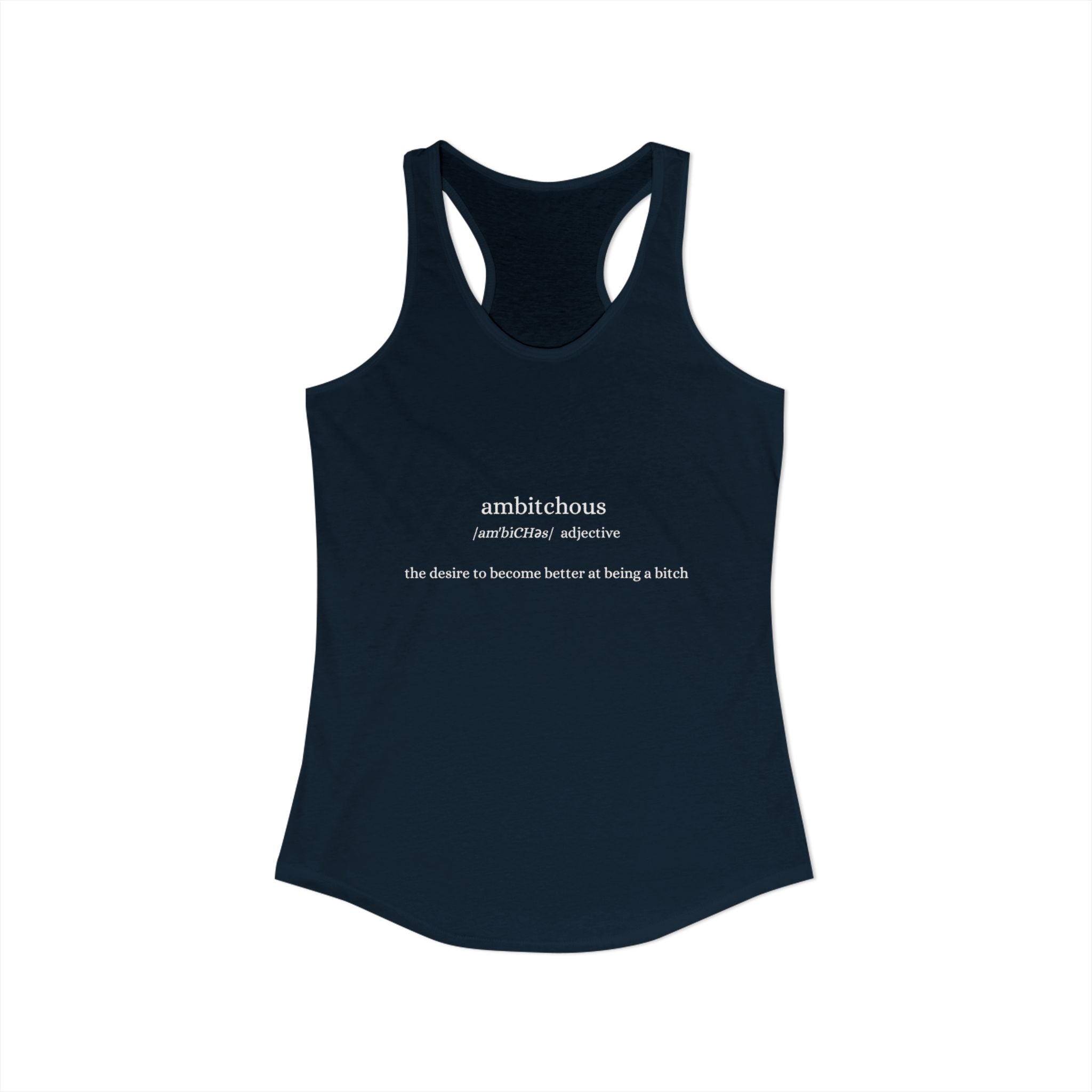 Empowering Women's Racerback Tank - Ideal for Workouts, Yoga, & Casual Wear, Motivational Gift, Women's Activewear