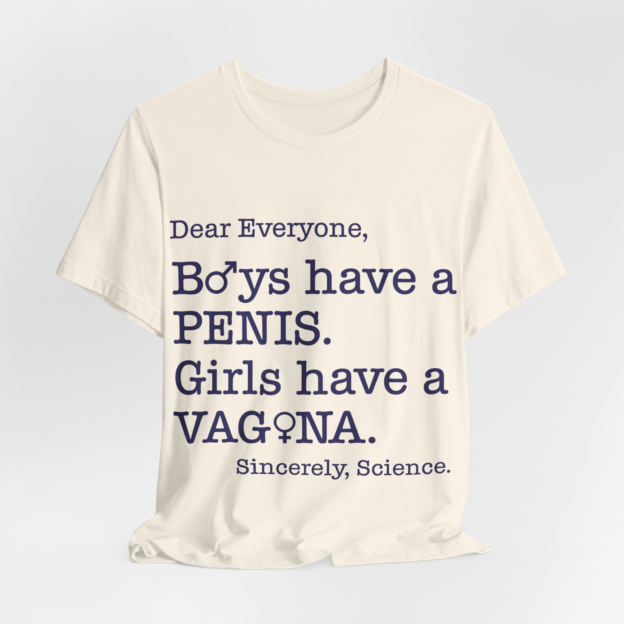 Science Humor Tee - Unisex Short Sleeve Shirt, Funny Science Gift, Educational Apparel, LGBTQ+ Pride Shirt, Gender Identity T-Shirt