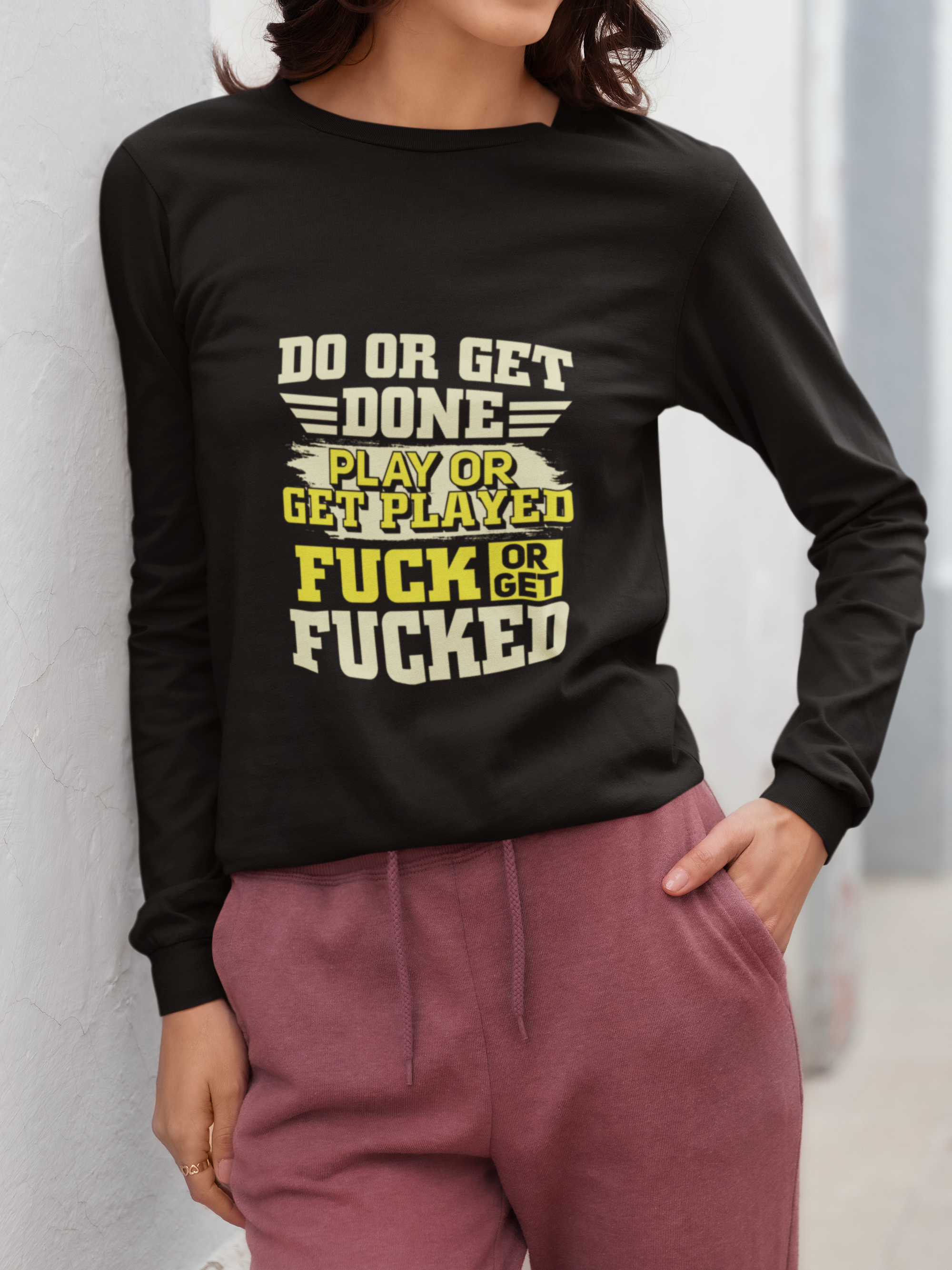 Do or Get Unisex Jersey Long Sleeve Tee