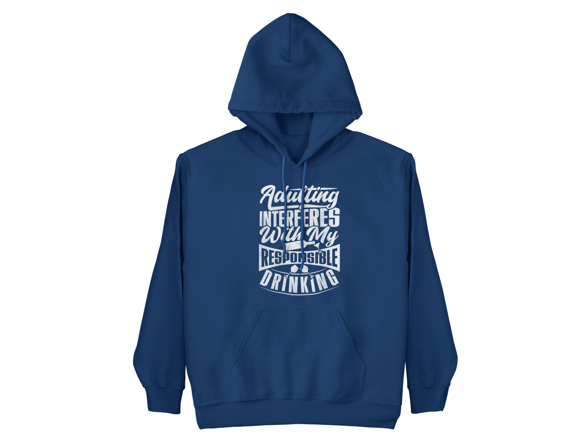 Adulting Interferes Unisex Sponge Fleece Hoodie