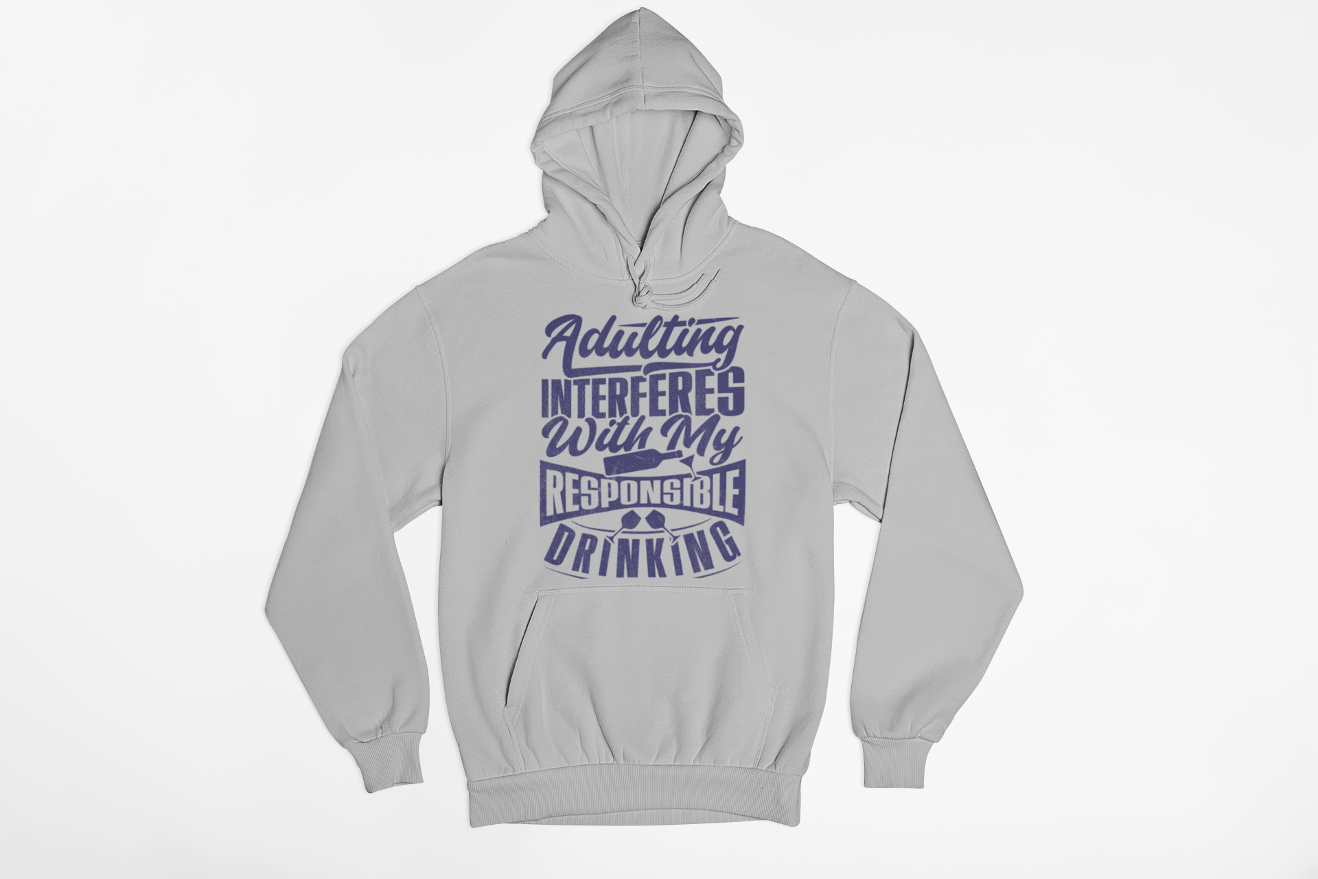 Adulting Interferes Unisex Sponge Fleece Hoodie