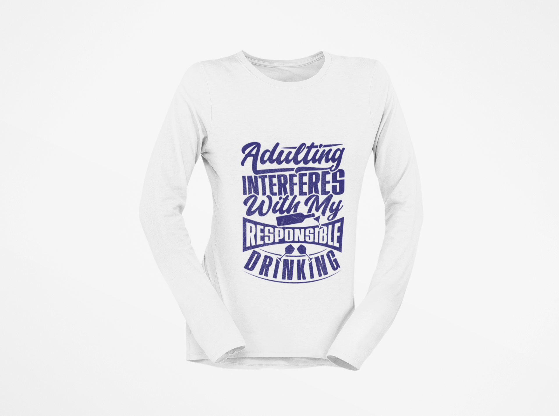 Adulting Interferes Unisex Jersey Long Sleeve Tee