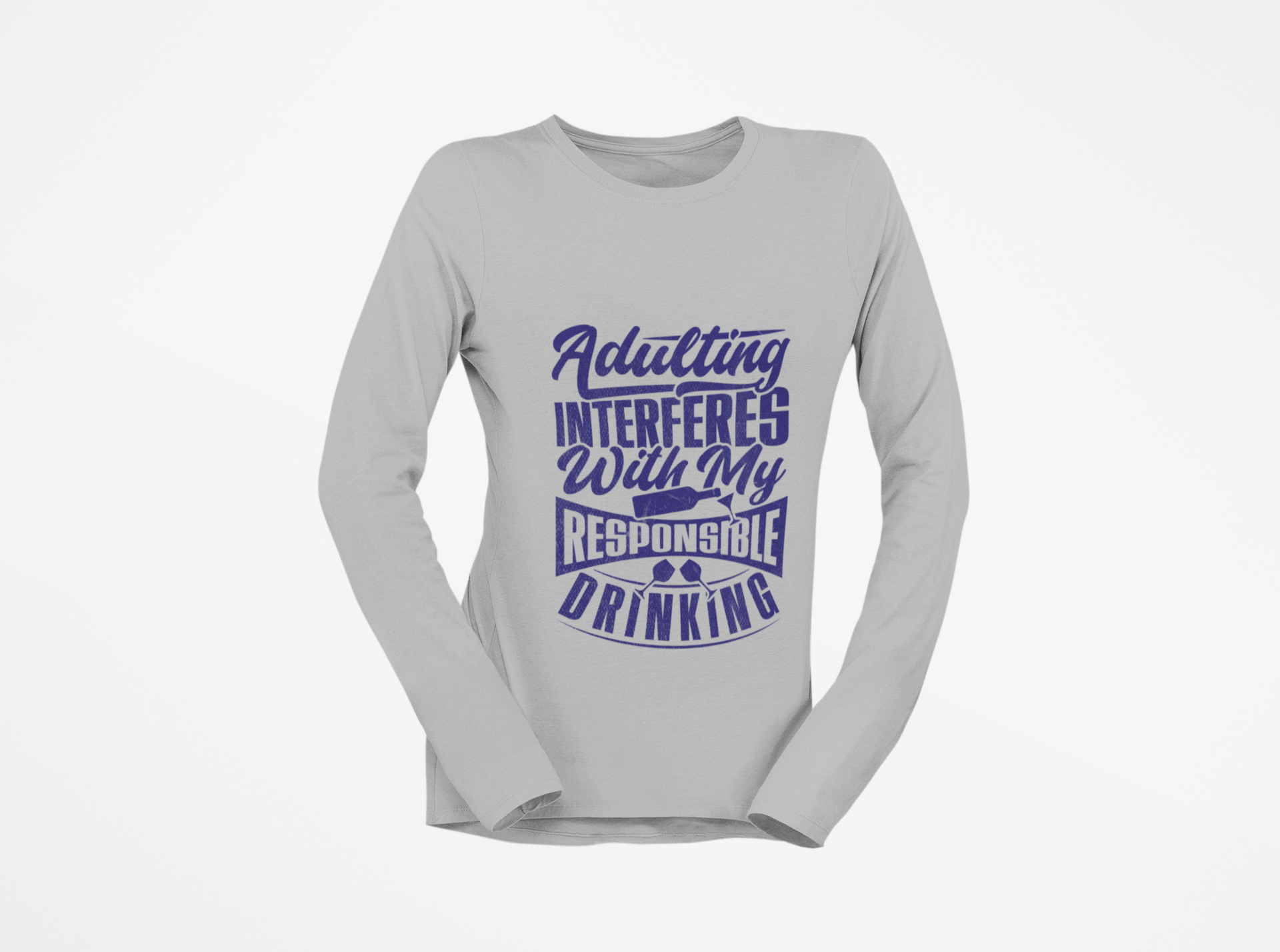 Adulting Interferes Unisex Jersey Long Sleeve Tee
