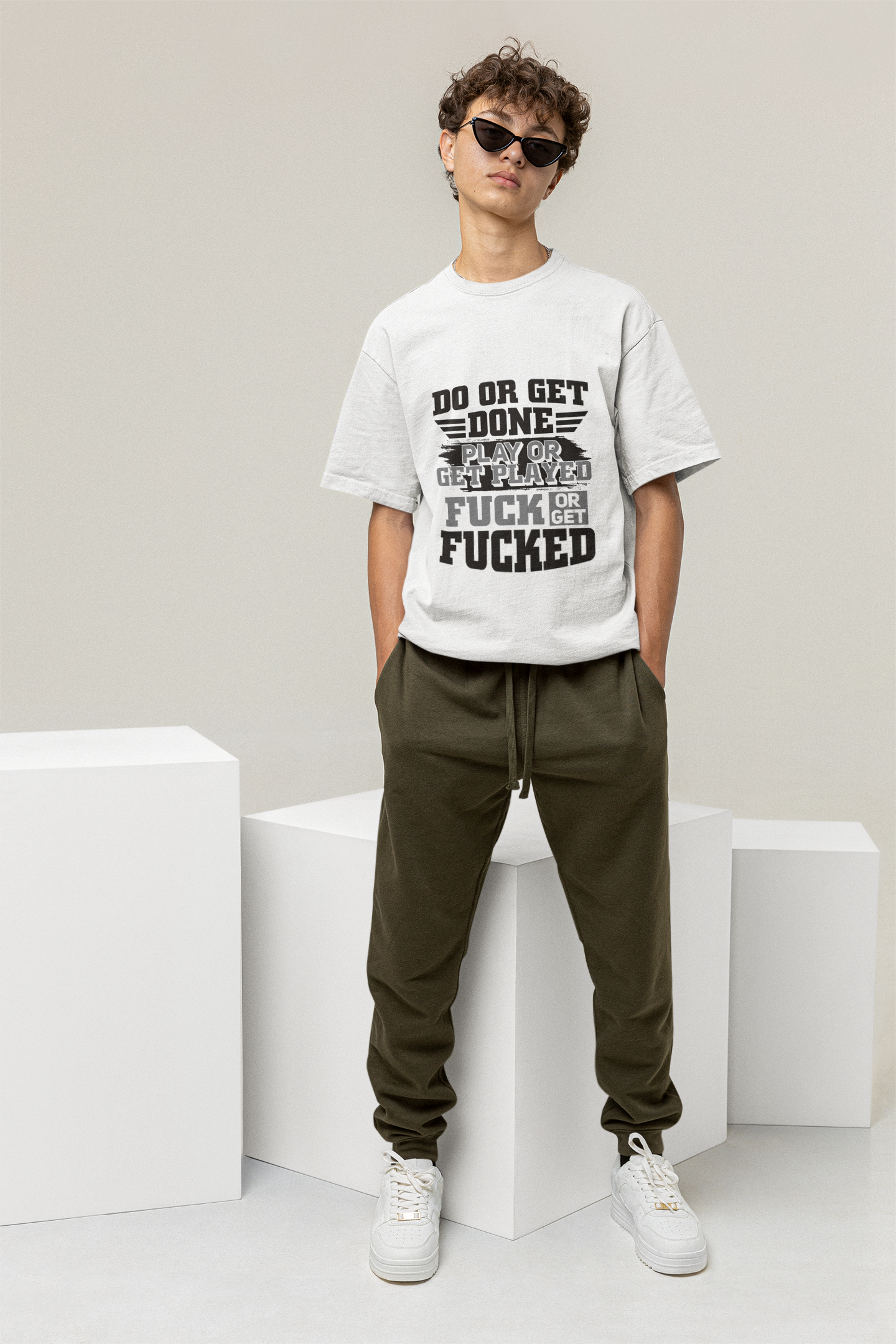 Do or Get Unisex Oversized T Shirt