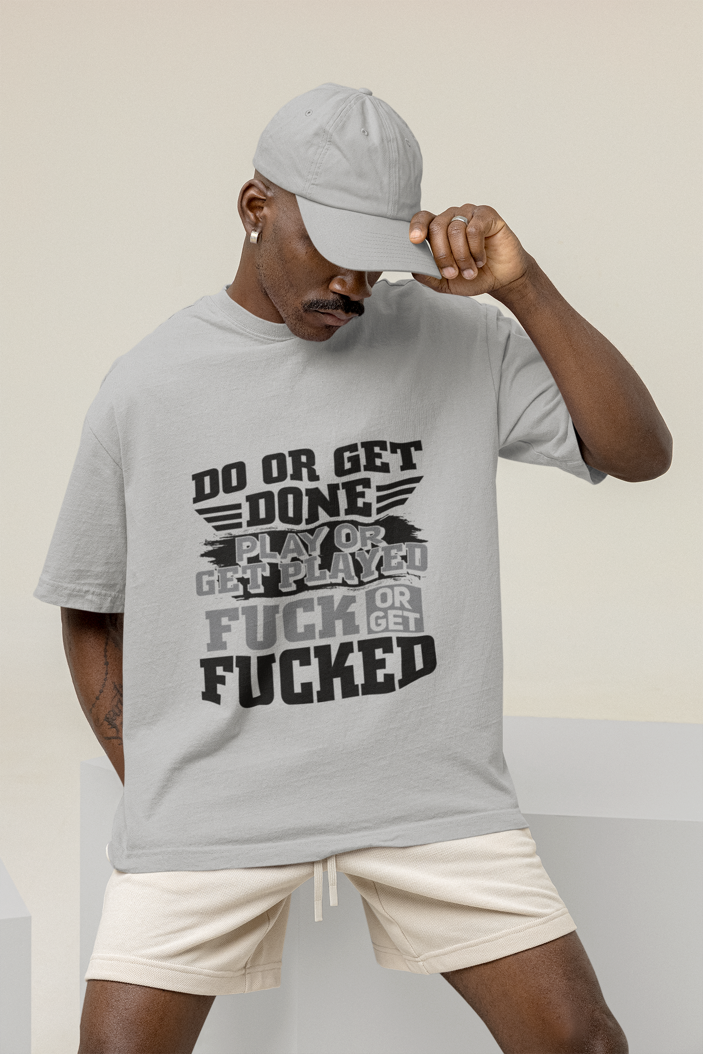 Do or Get Unisex Oversized T Shirt