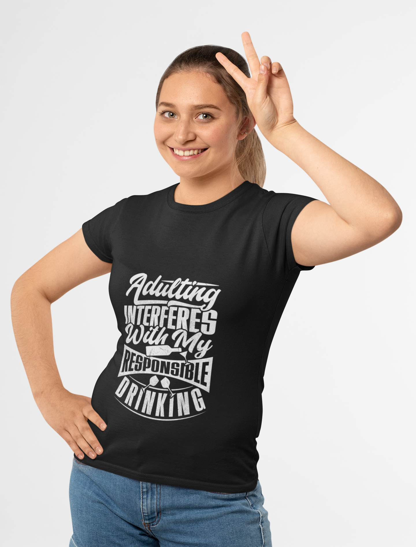Adulting Interferes Women’s Favorite Tee