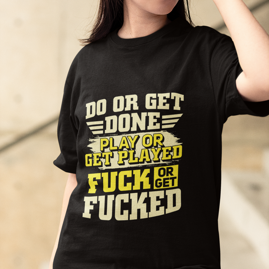 Do or Get Unisex Oversized T Shirt